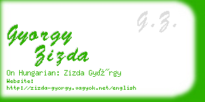 gyorgy zizda business card